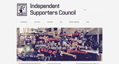 Desktop Screenshot of independentsupporterscouncil.com